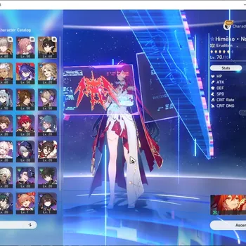 Honkai Star Rail Accounts Others Asia|2 GC +24 SRS Pass|TL 51|5 Limited (Himeko Nova,Archer)+Sign Tohsaka Rin,Acheron,DHPT