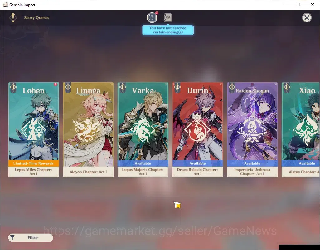 Genshin Impact Accounts ASIA|AR 49|1 Limited + 1(*5Weapon)|Linnea|Reunion image 16