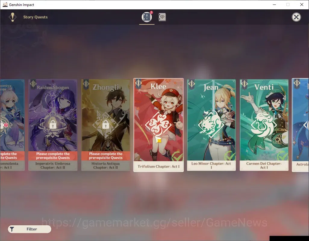 Genshin Impact Accounts ASIA|AR 49|1 Limited + 1(*5Weapon)|Linnea|Reunion image 18