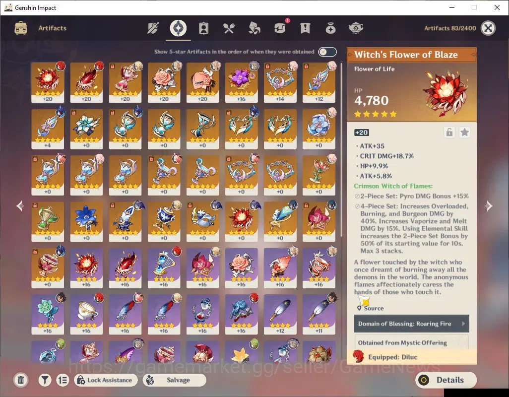 Genshin Impact Accounts ASIA|AR 49|1 Limited + 1(*5Weapon)|Linnea|Reunion image 4