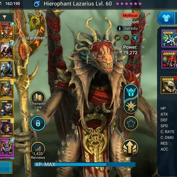 Raid: Shadow Legends Accounts Mid-Game Lv 53|846K Power|2 Mythic(HieroPhant,Gharol)+25