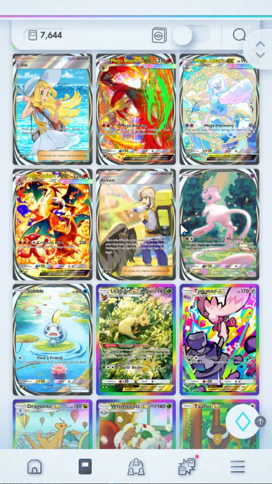 Pokémon TCG Pocket Accounts EN 7,6K Card|151 EX|3 Crown [Lugia,Aegislash,Bombi image 5