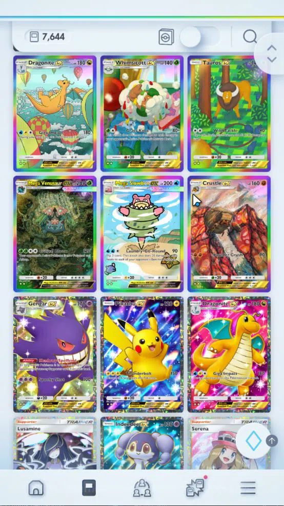 Pokémon TCG Pocket Accounts EN 7,6K Card|151 EX|3 Crown [Lugia,Aegislash,Bombi image 6