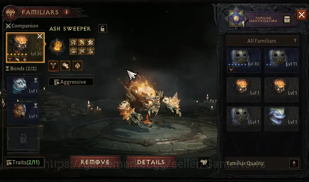 Diablo Immortal Accounts SA - Malah|CS ON|Lv60(462)|Necromancer|42k CR|Reso image 11
