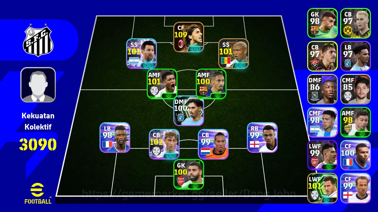 eFootball Others Power 3090 | Ibrahimovic Big time EFB353B image 1