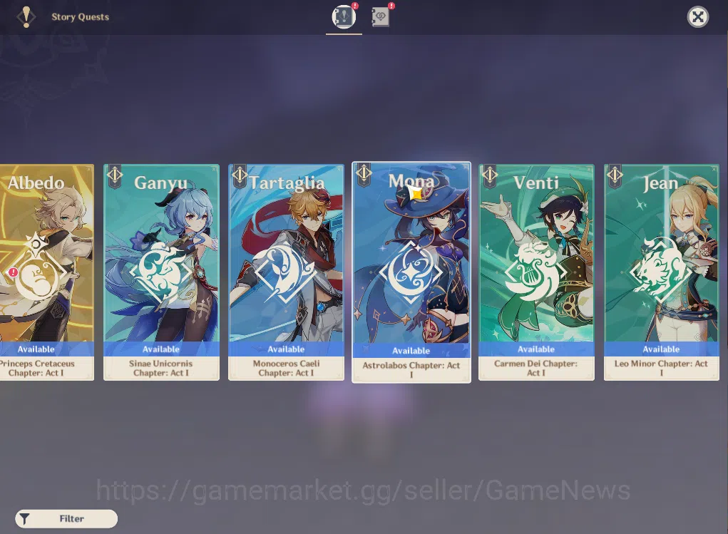 Genshin Impact Accounts ASIA|AR 50|6 Limited +2(*5Weapon)|Skirk,Citlali,Ma image 14