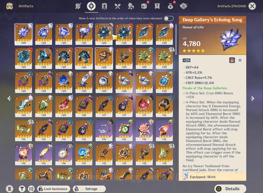 Genshin Impact Accounts ASIA|AR 50|6 Limited +2(*5Weapon)|Skirk,Citlali,Ma image 6
