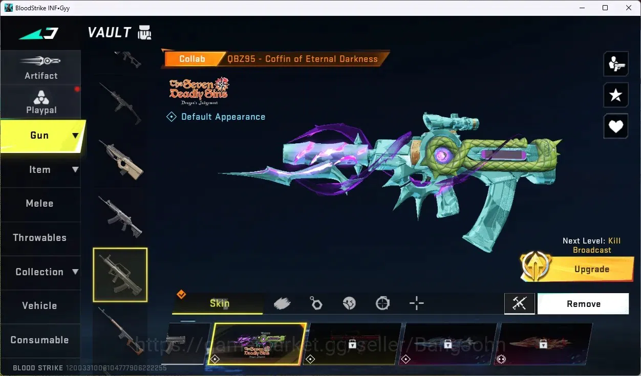 Blood Strike Accounts ASIA | Eternal MELEE: Chainblade | Eternal UMP45 - image 11