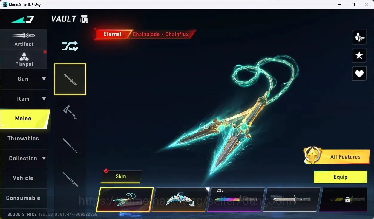 Blood Strike Accounts ASIA | Eternal MELEE: Chainblade | Eternal UMP45 - image 15