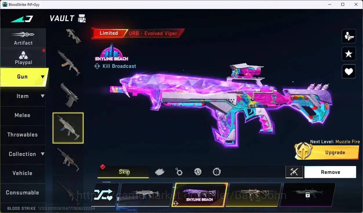 Blood Strike Accounts ASIA | Eternal MELEE: Chainblade | Eternal UMP45 - image 5
