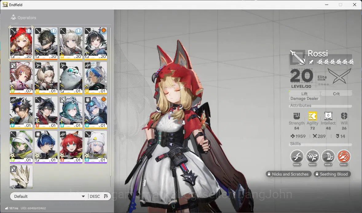 Arknights: Endfield Accounts NA | starter | Rossi, Ardelia, WP 6s 3. more detai image 3