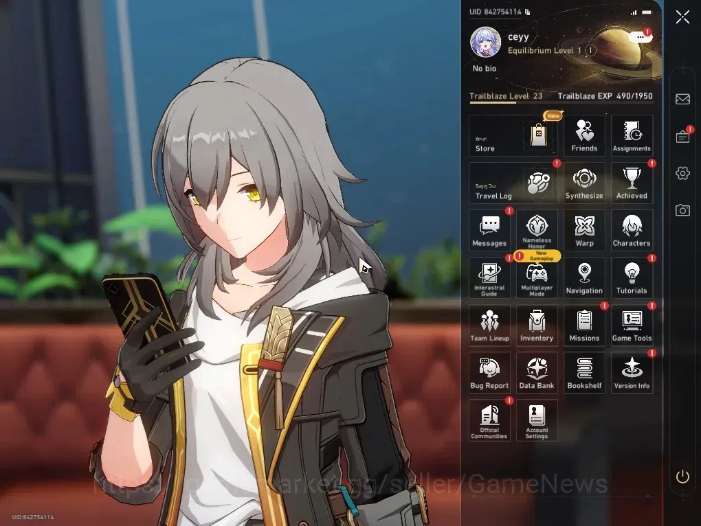 Honkai Star Rail Accounts Others Asia|TL 23 | Claim Gilgamesh | 9 Limited | [Sparkle,Robin,Huohuo,Dan Heng 1