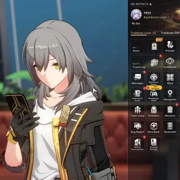 Honkai Star Rail Accounts Others Asia|TL 23 | Claim Gilgamesh | 9 Limited | [Sparkle,Robin,Huohuo,Dan Heng