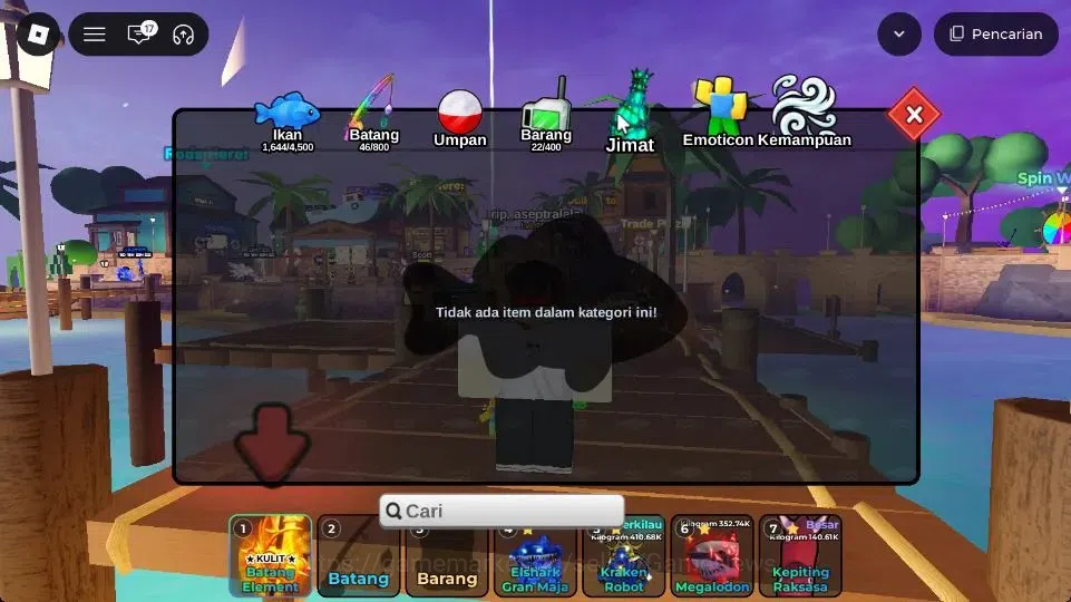 Roblox Accounts FISH IT Lv 768|1 SC+4 Myth Rod(Element,Bamboo,Ghos image 7