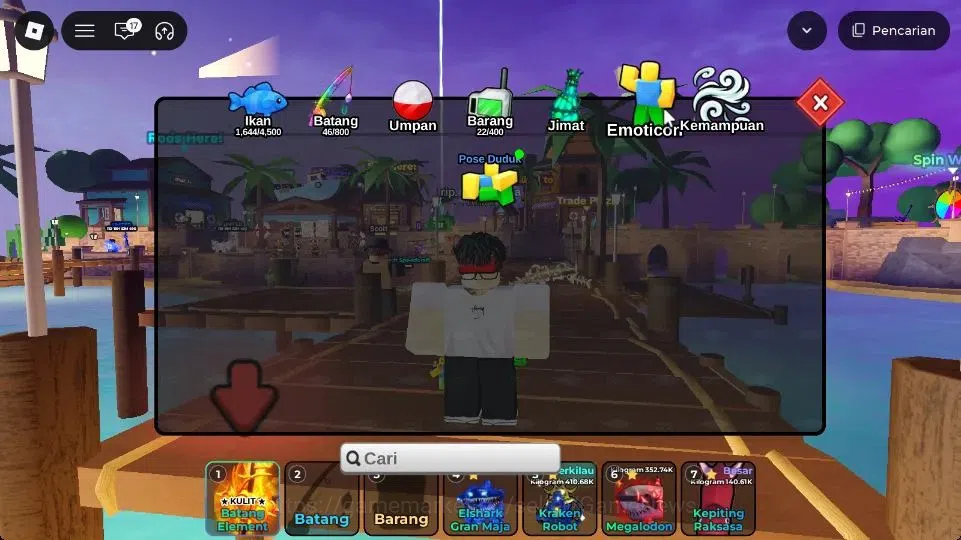 Roblox Accounts FISH IT Lv 768|1 SC+4 Myth Rod(Element,Bamboo,Ghos image 8