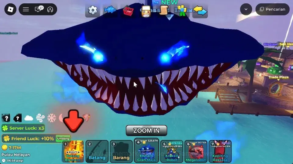 Roblox Accounts FISH IT Lv 768|1 SC+4 Myth Rod(Element,Bamboo,Ghos image 9