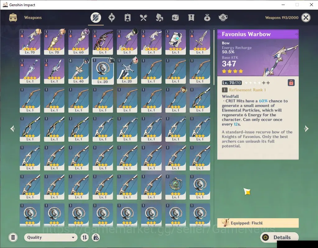 Genshin Impact Accounts ASIA| AR 35| BD Unset| 1 Limited + 3 (*5Standard)| image 3