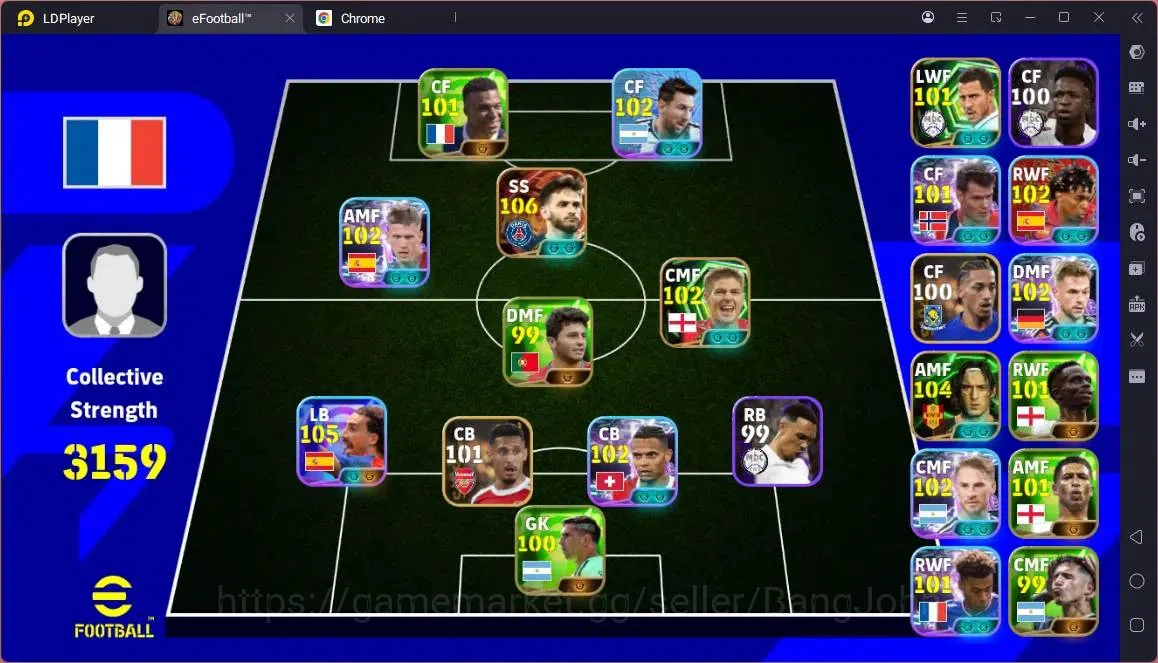 Buy eFootball Accounts - Mobile | PW 3159 | Bigtime