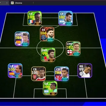 eFootball Accounts Legends & Iconic Players Mobile |PW 3159|Bigtime Kvaratskhelia|Epic Totti, Gerrard,Hazard|Showtime
