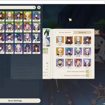 Genshin Impact Accounts Others Asia|AR 25|2 Limited (Odette & Hu Tao) + 1(*5 Weapon)|Reuni ON|Low Main Quest & Explore|Male