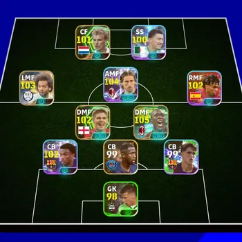 eFootball Accounts Legends & Iconic Players Mobile |PW 3107|Epic MarceloCollab Seedorf Gerrard Bergkamp,Shwt Modric Balde