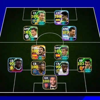 eFootball Accounts Legends & Iconic Players Mobile|PW 3166|Bigtime Rodri, Epic Zlatan Ibrahimović, Pep Guardiola, Cafu