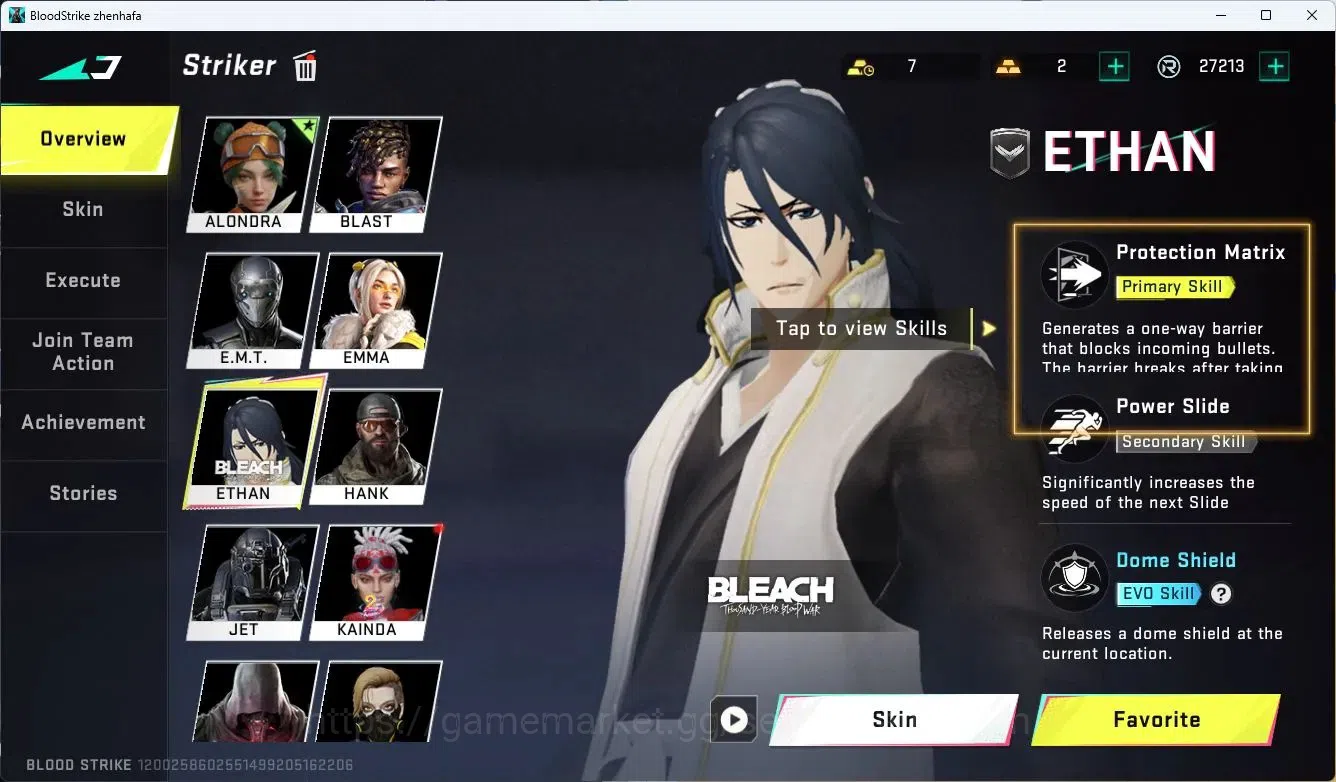 Blood Strike Accounts ASIA | BLEACH ETHAN | AOT KAG-6 | 7DS Kar98k,QBZ95 image 2