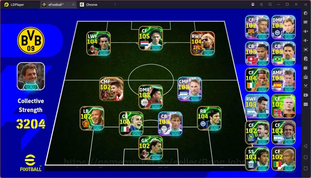 eFootball Accounts Mobile |PW 3204|Legend Ferrer|Bigtime Gerrard,Yama image 1