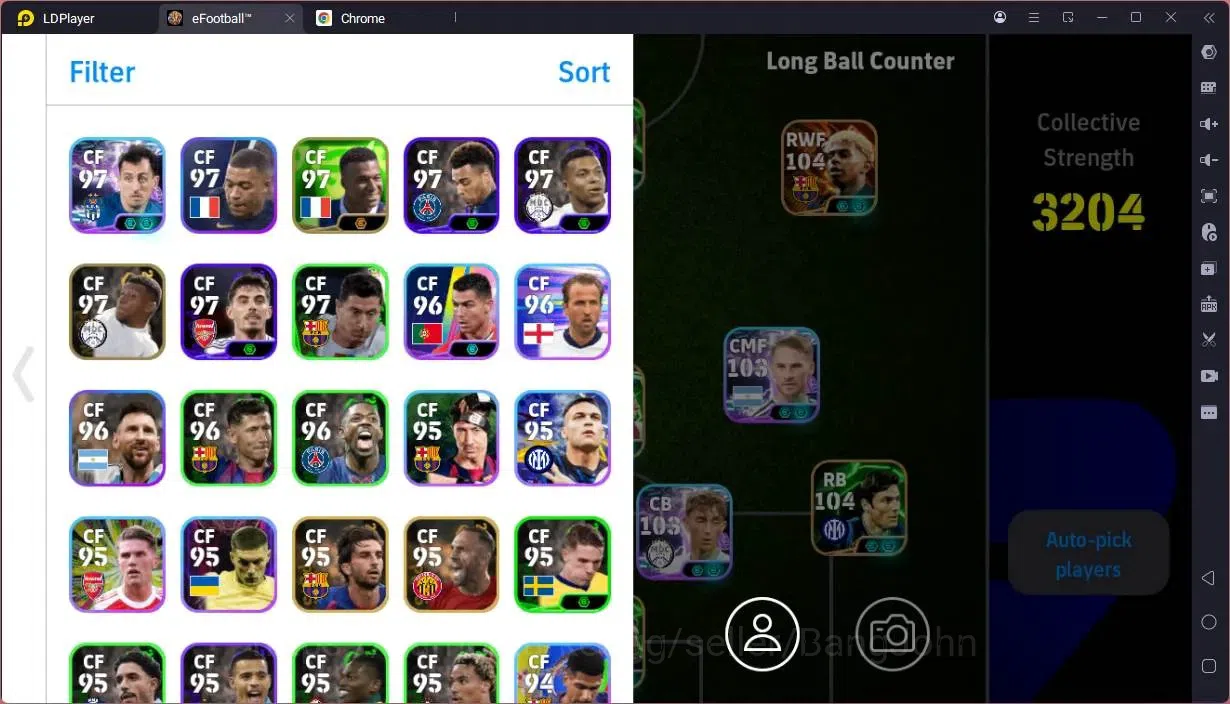 eFootball Accounts Mobile |PW 3204|Legend Ferrer|Bigtime Gerrard,Yama image 2