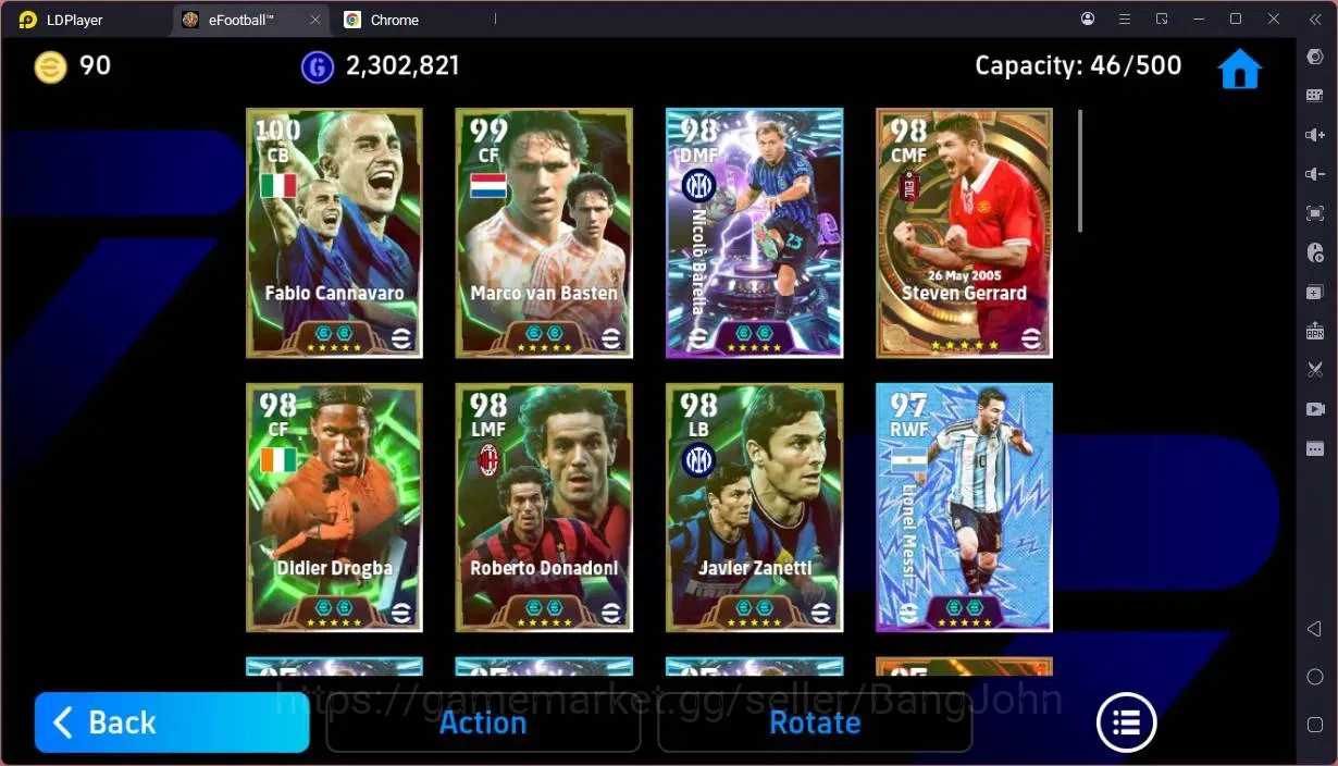 eFootball Accounts Mobile |PW 3204|Legend Ferrer|Bigtime Gerrard,Yama image 4