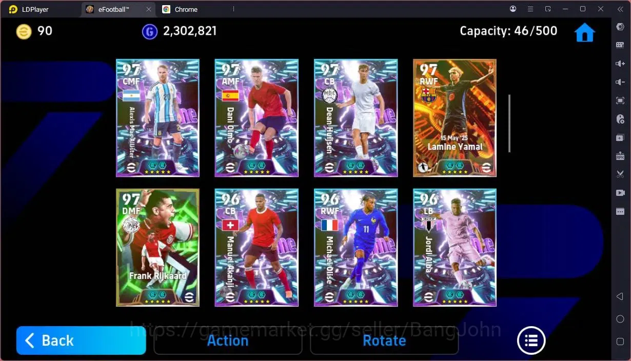 eFootball Accounts Mobile |PW 3204|Legend Ferrer|Bigtime Gerrard,Yama image 5