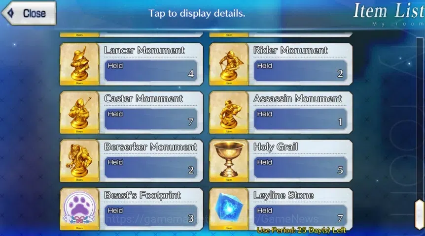 Fate-Grand Order Accounts NA Starter Lv 73|EPluUnum|4 limited ssr|Space Ereshkigal, Heroine X, Da Vinci, Altria 8
