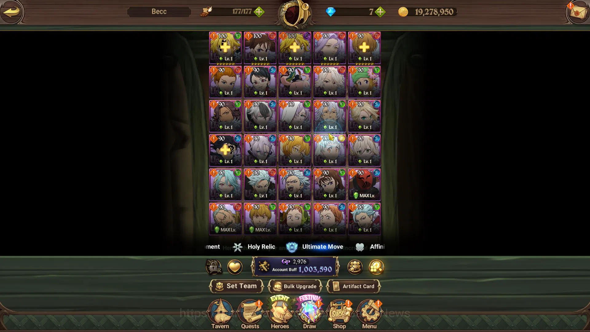 The Seven Deadly Sins: Grand Cross Accounts Global|1 M CC|Starter Ch4| 4 UR | Salos, ODK2/6, A image 4