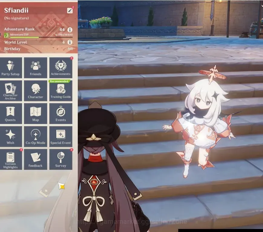 Genshin Impact Accounts Starter ASIA|Best Starter|AR 44|1 Limited (Hu Tao,Ineffa)|Jean,Mona|Low Explore|Reuni ON|Mc 1