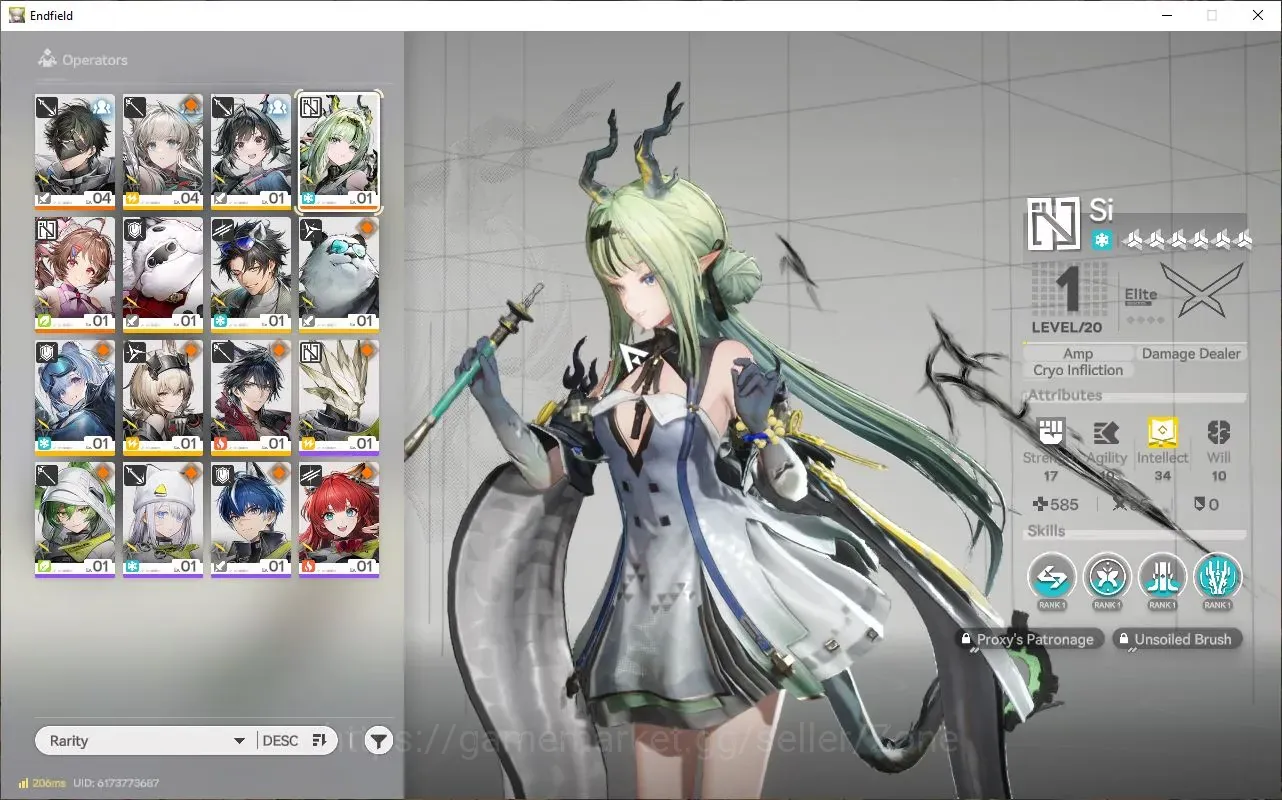 Arknights: Endfield Accounts NA/EU| Fresh Starter AL2 | 1 Limit : Si ( Ardelia ) | Many Resource |Story Ch I Process I 1