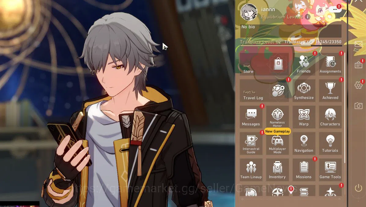 Honkai Star Rail Mid Game ASIA |TL 62|6 Limited |[Archer+Sign,Castorice,3B,S image 1