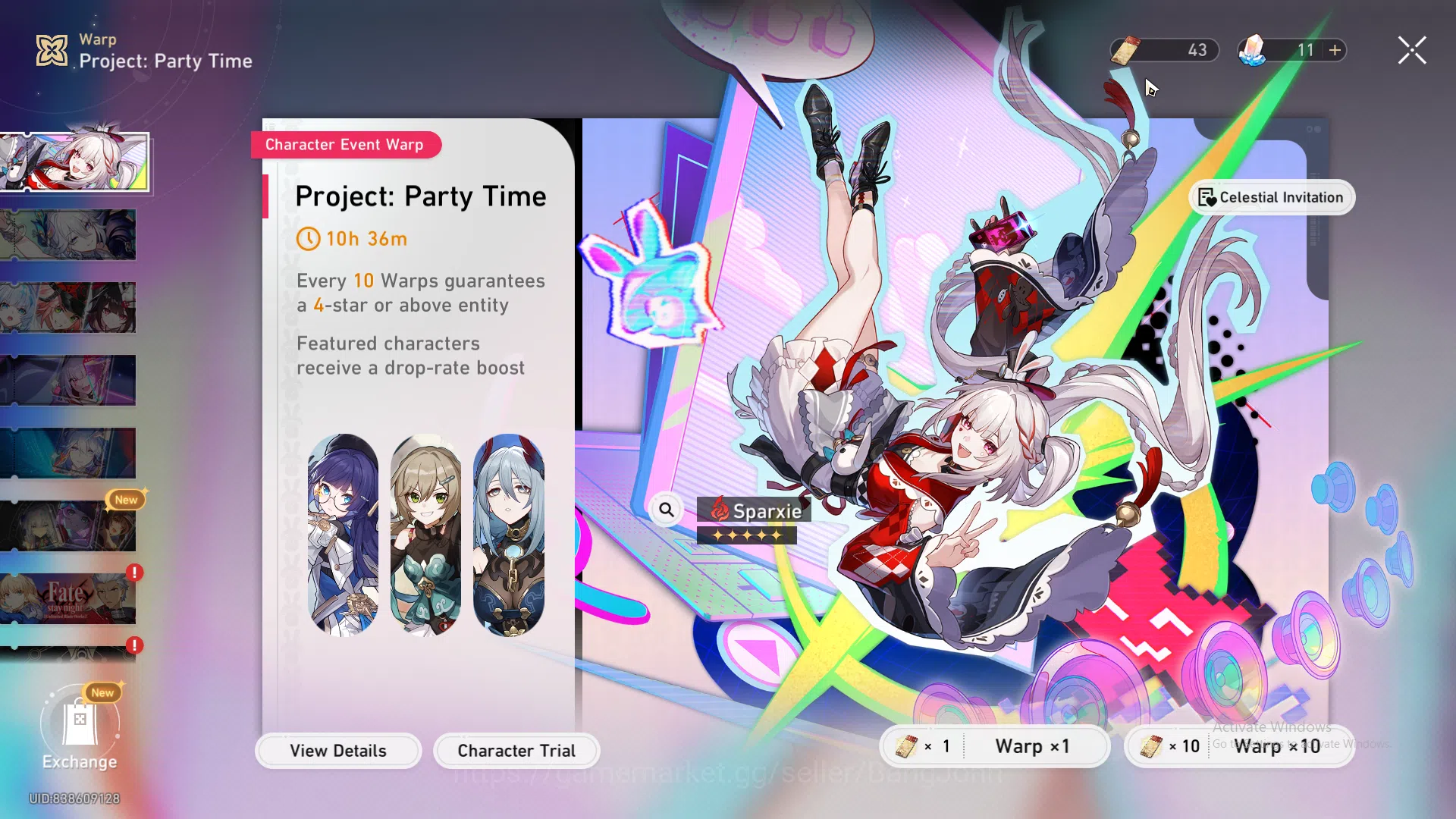 Honkai Star Rail Accounts ASIATL 60|7 Limit|Saber E6+Sign,Sunday,Sparkle,Rua image 14