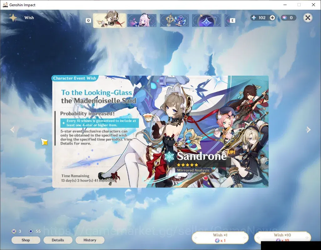 Genshin Impact Accounts Others ASIA|AR 56|Frezze Team ayaka|7 Limited+4(5*Weapon)|Yelan,Shenhe,Kazuha,Xiao,Etc|MC 12