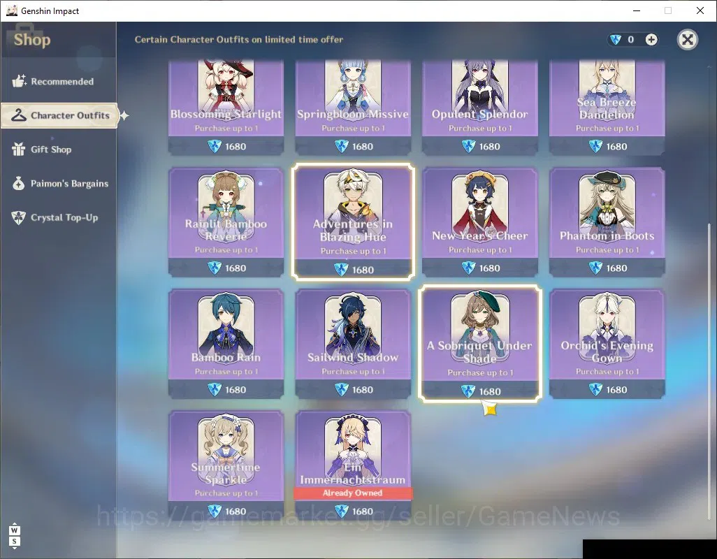 Genshin Impact Accounts Others ASIA|AR 56|Frezze Team ayaka|7 Limited+4(5*Weapon)|Yelan,Shenhe,Kazuha,Xiao,Etc|MC 16