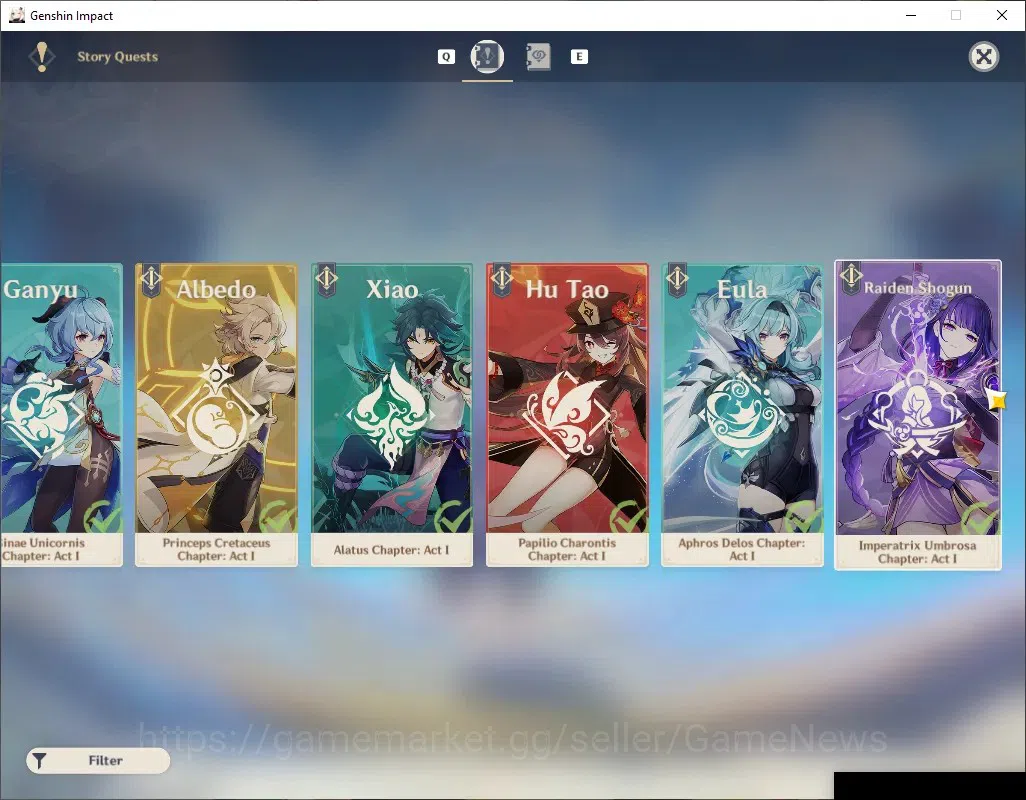 Genshin Impact Accounts Others ASIA|AR 56|Frezze Team ayaka|7 Limited+4(5*Weapon)|Yelan,Shenhe,Kazuha,Xiao,Etc|MC 19