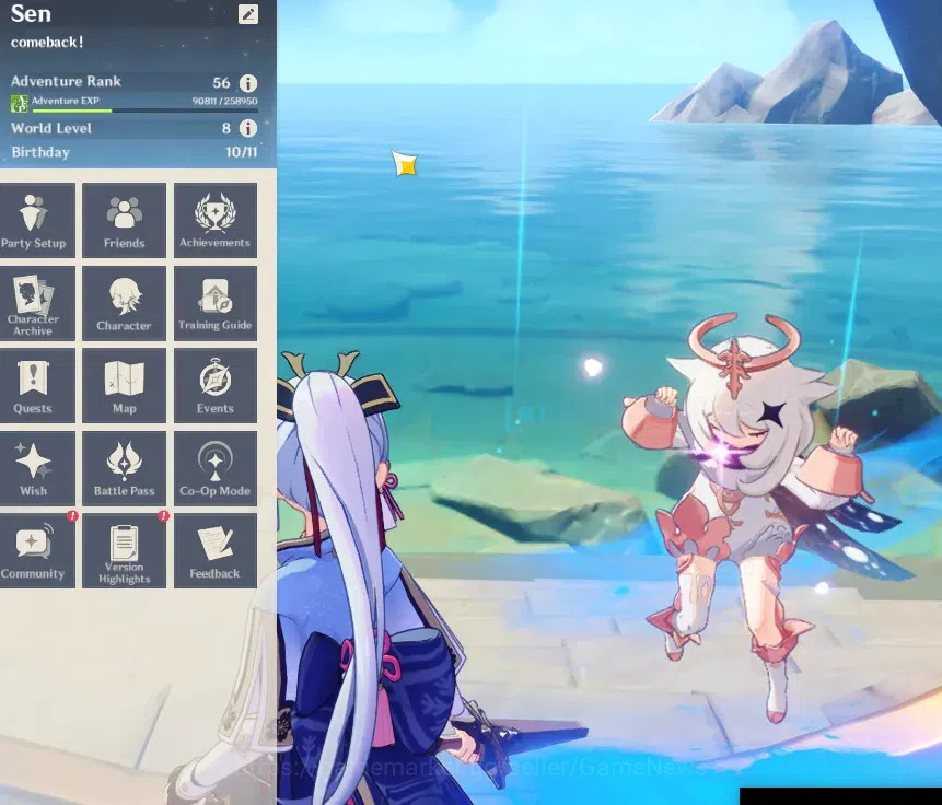 Genshin Impact Accounts Others ASIA|AR 56|Frezze Team ayaka|7 Limited+4(5*Weapon)|Yelan,Shenhe,Kazuha,Xiao,Etc|MC 2