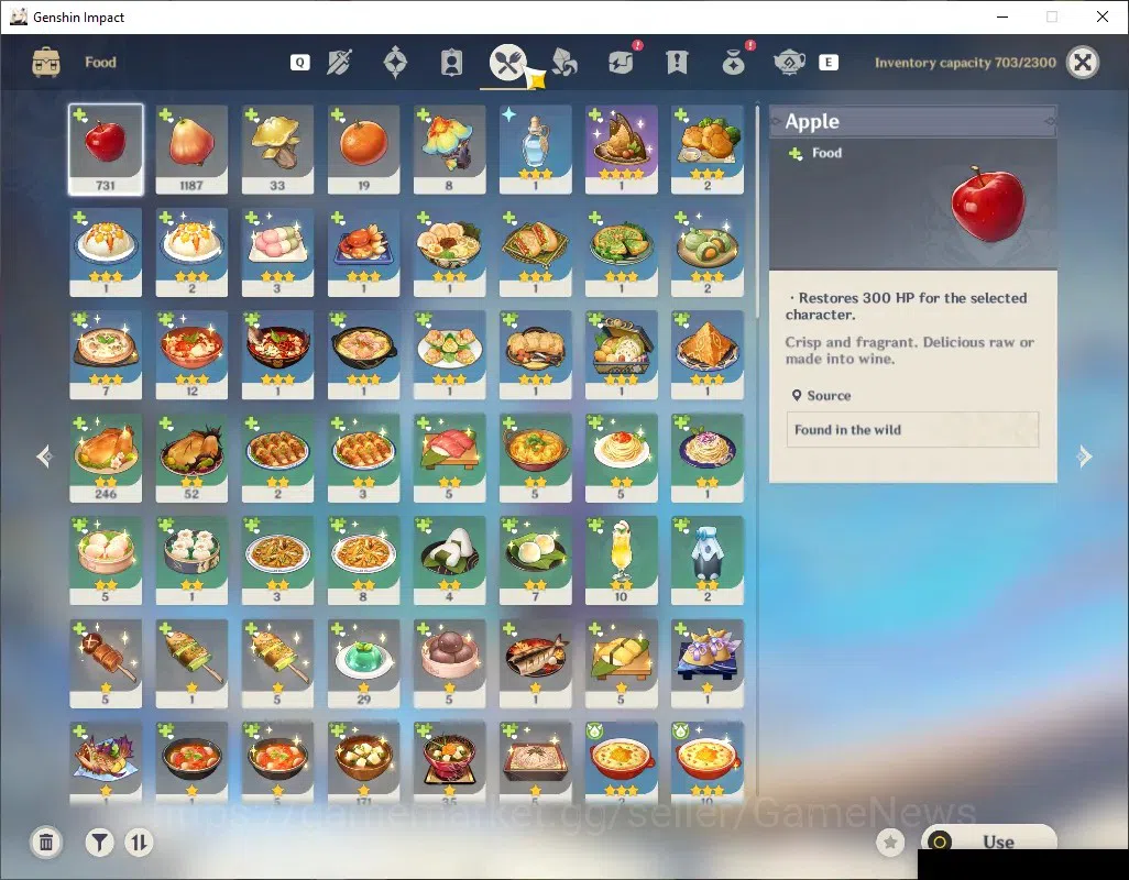 Genshin Impact Accounts Others ASIA|AR 56|Frezze Team ayaka|7 Limited+4(5*Weapon)|Yelan,Shenhe,Kazuha,Xiao,Etc|MC 6