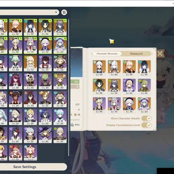 Genshin Impact Accounts Others ASIA|AR 56|Frezze Team ayaka|7 Limited+4(5*Weapon)|Yelan,Shenhe,Kazuha,Xiao,Etc|MC