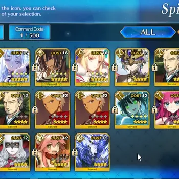 Fate-Grand Order Accounts NA Orleans Lv 44| 4 SSR Servant Castoria,Melusine,Artoria,Taigong Wang |CE Kaleidoscope|Birthday
