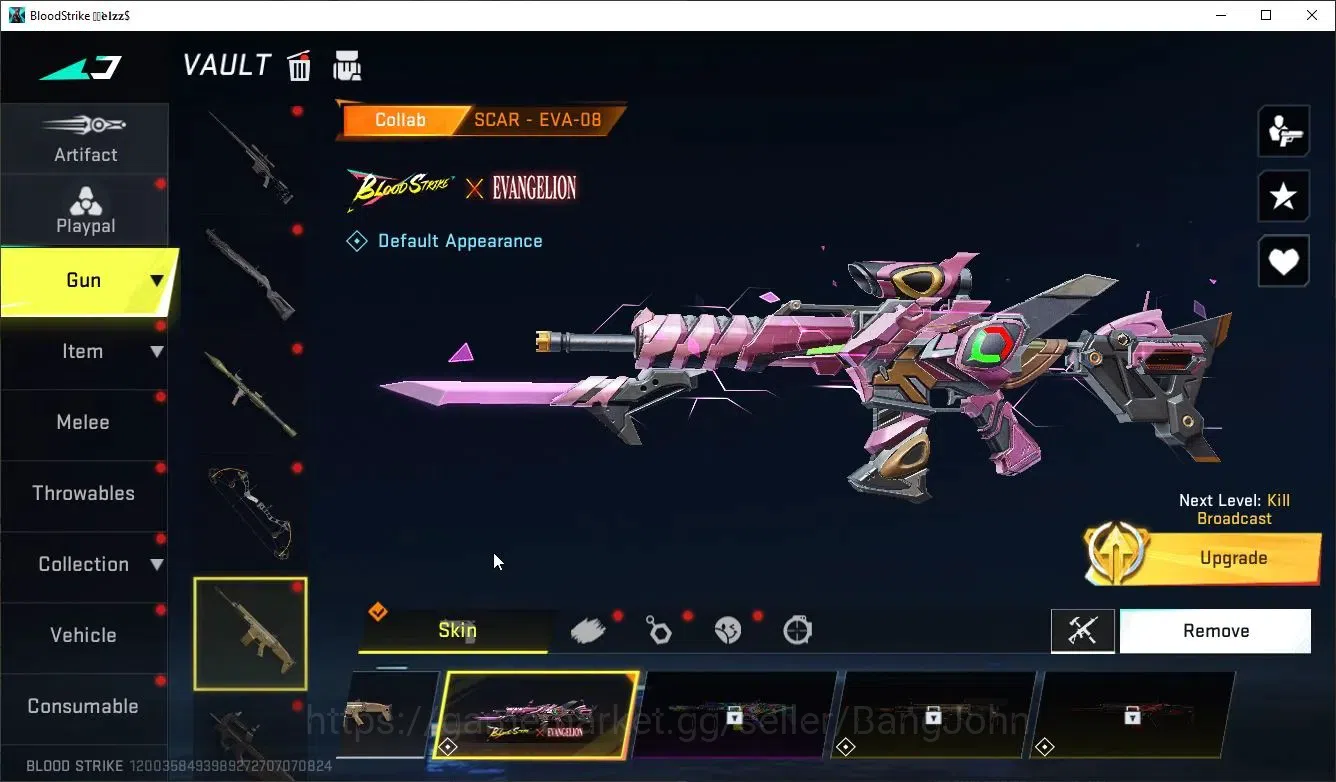 Blood Strike Accounts ASIA |1 ETERNAL: Desert Eagle-Scorpius|6 COLLAB GU image 11