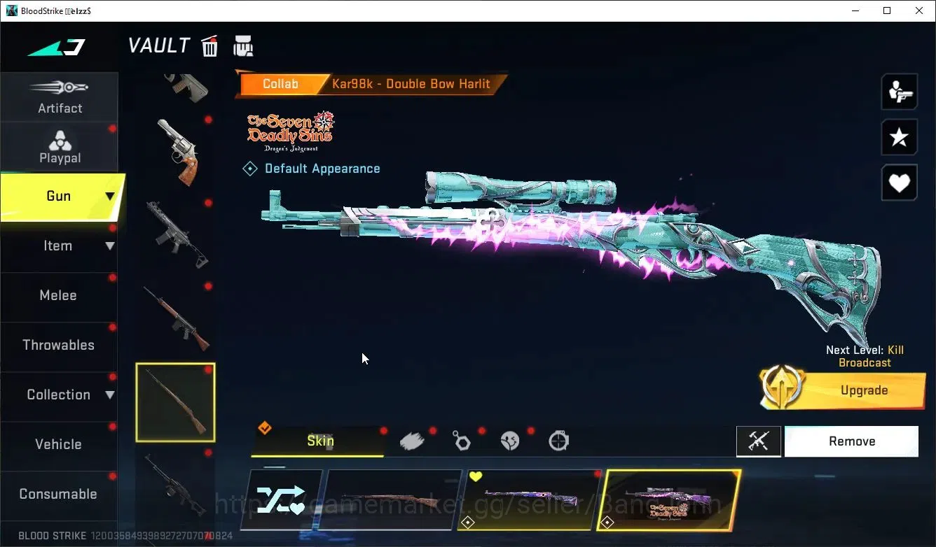Blood Strike Accounts ASIA |1 ETERNAL: Desert Eagle-Scorpius|6 COLLAB GU image 15