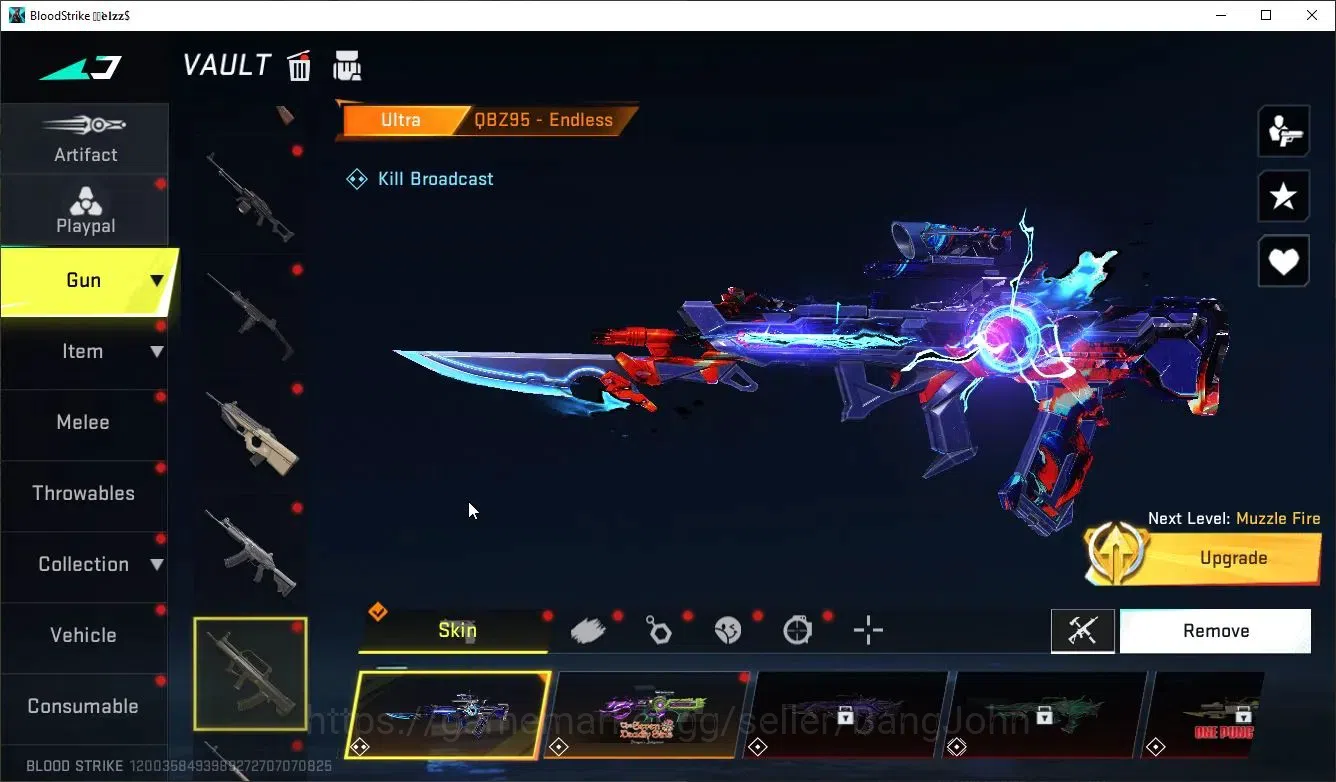 Blood Strike Accounts ASIA |1 ETERNAL: Desert Eagle-Scorpius|6 COLLAB GU image 17
