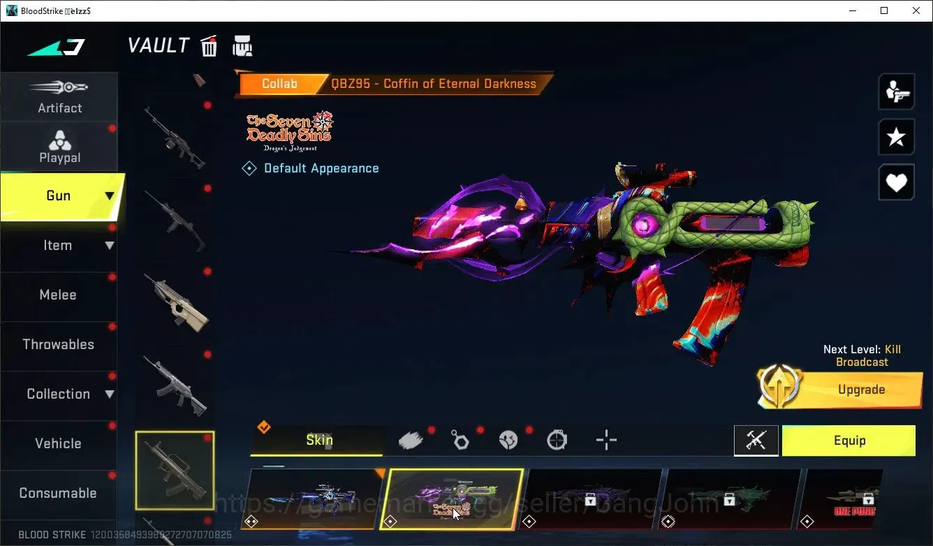 Blood Strike Accounts ASIA |1 ETERNAL: Desert Eagle-Scorpius|6 COLLAB GU image 18