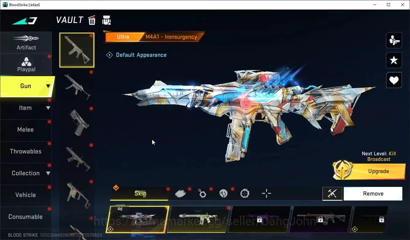Blood Strike Accounts ASIA |1 ETERNAL: Desert Eagle-Scorpius|6 COLLAB GU image 2