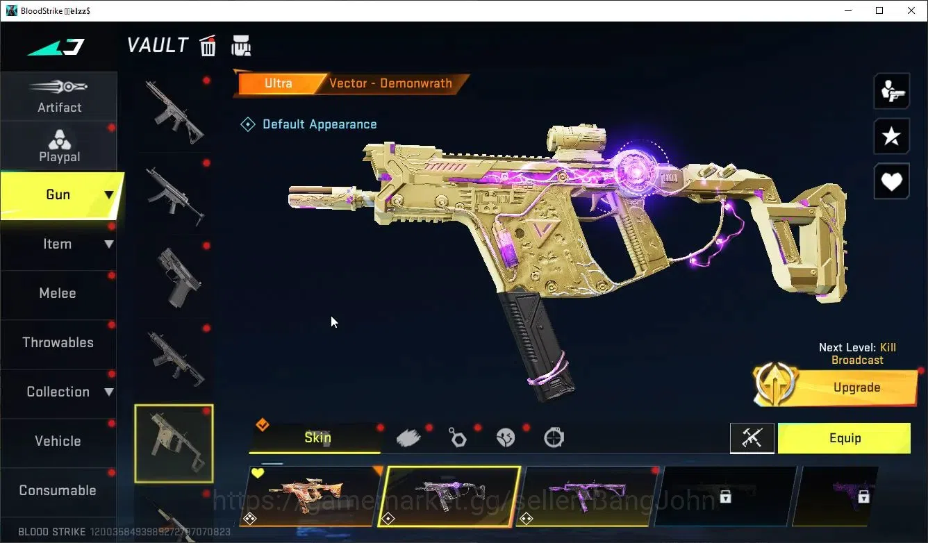 Blood Strike Accounts ASIA |1 ETERNAL: Desert Eagle-Scorpius|6 COLLAB GU image 5